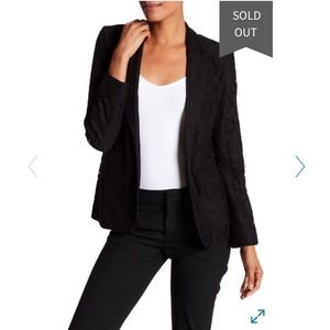 JOIE Black lace blazer